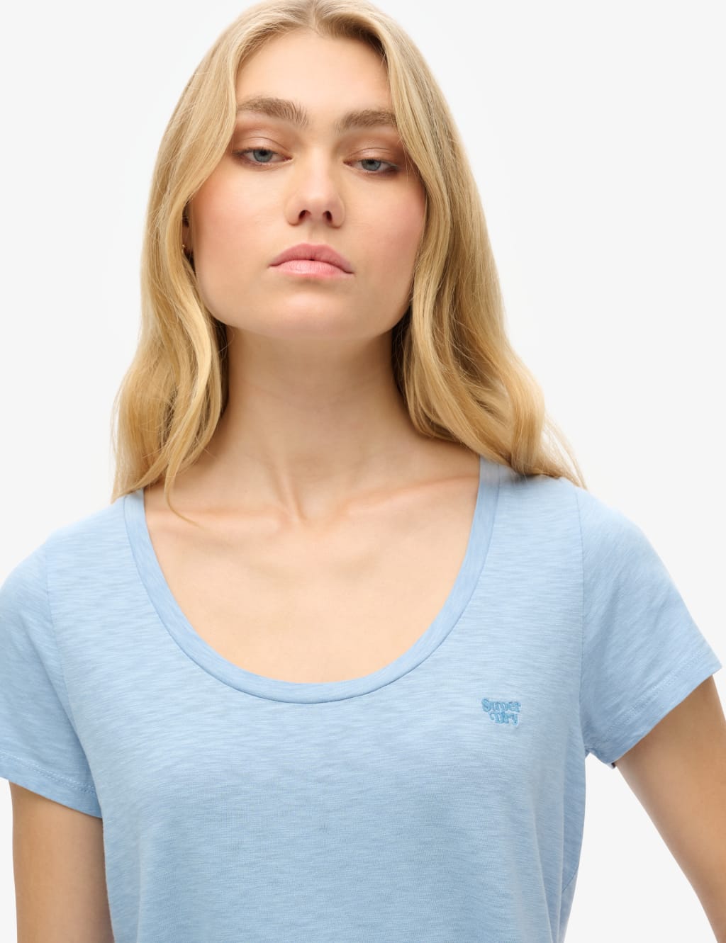 Cotton Rich Scoop Neck T-Shirt 2 of 6