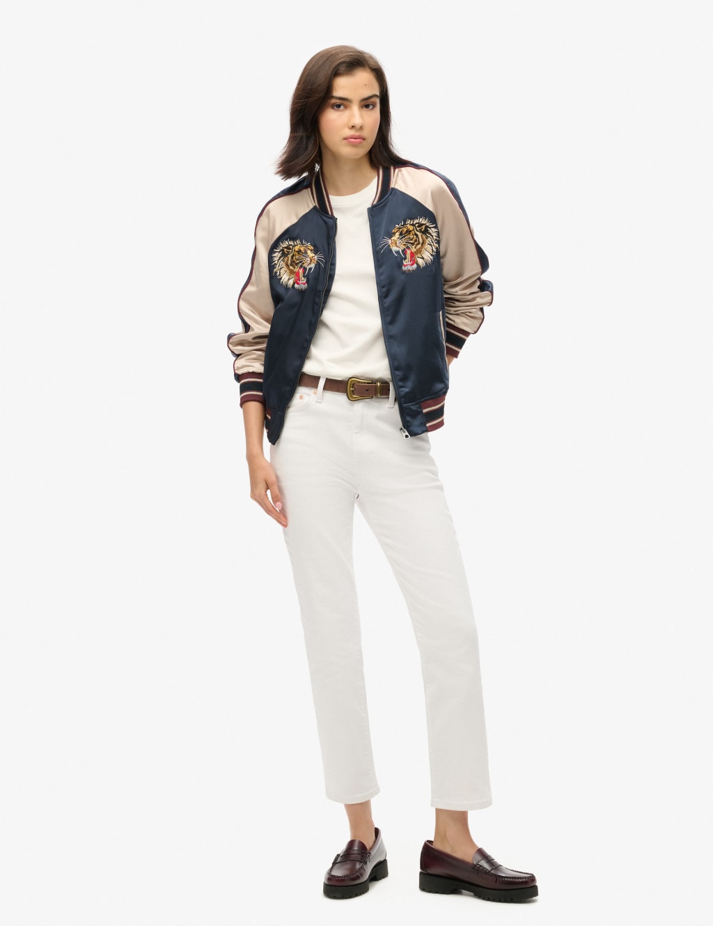Embroidered Bomber Jacket Superdry M S