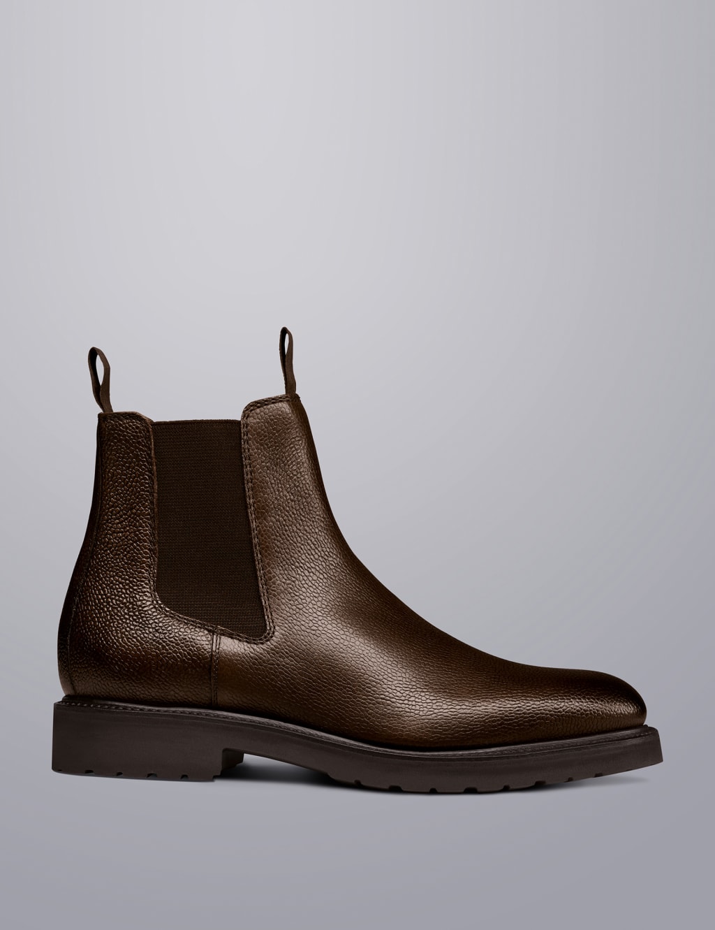 Leather Pull-On Chelsea Boots 1 of 4