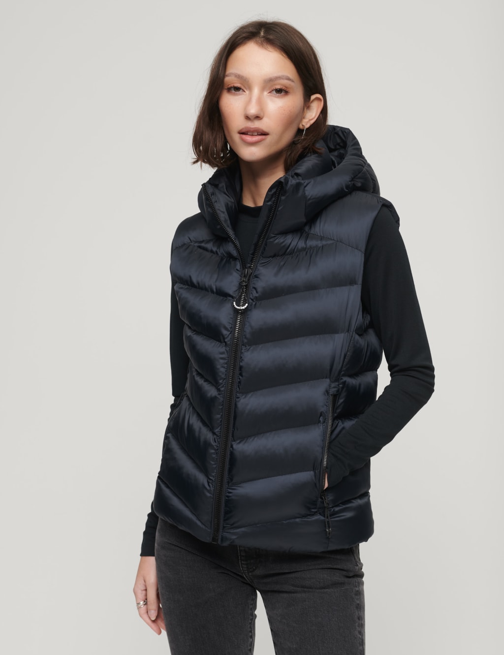 Hooded Padded Gilet Superdry M S