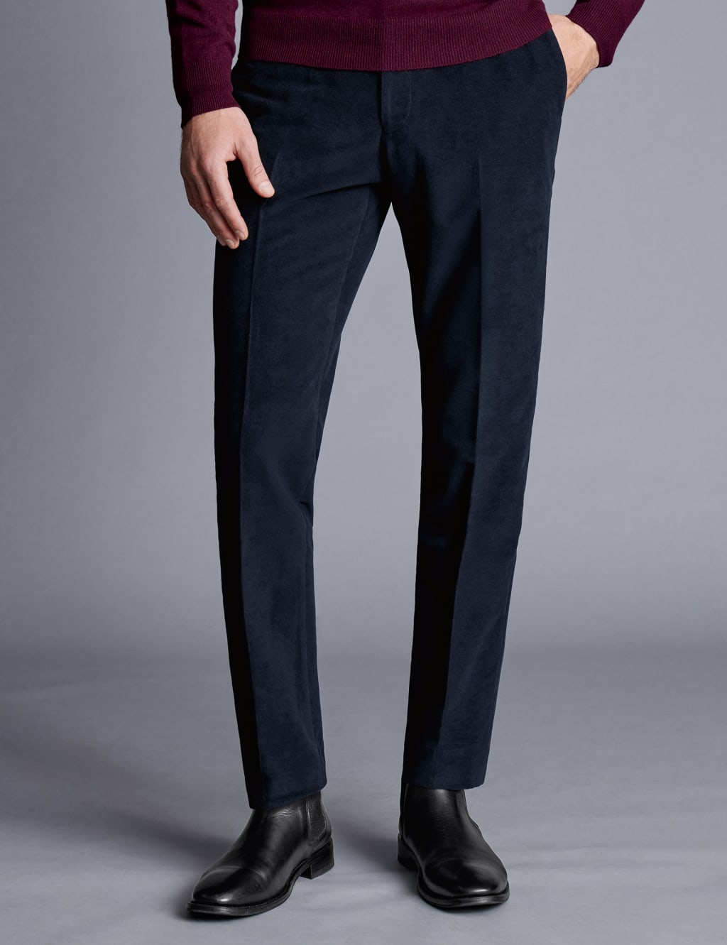 Slim Fit Italian Moleskin Trousers Charles Tyrwhitt M S