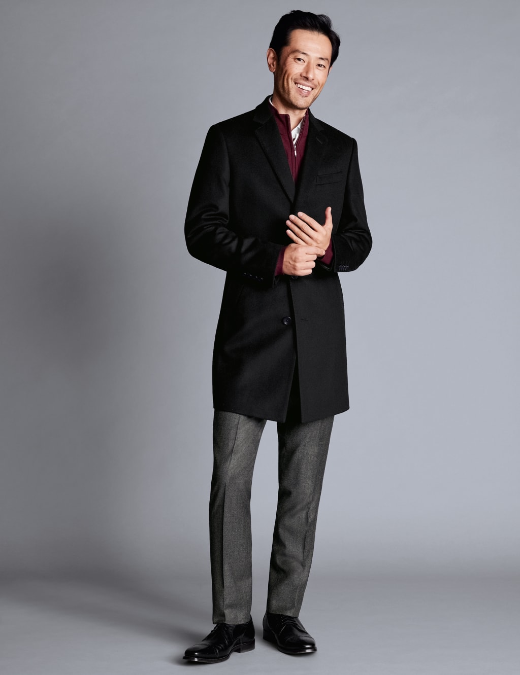 Mens overcoat m&s top