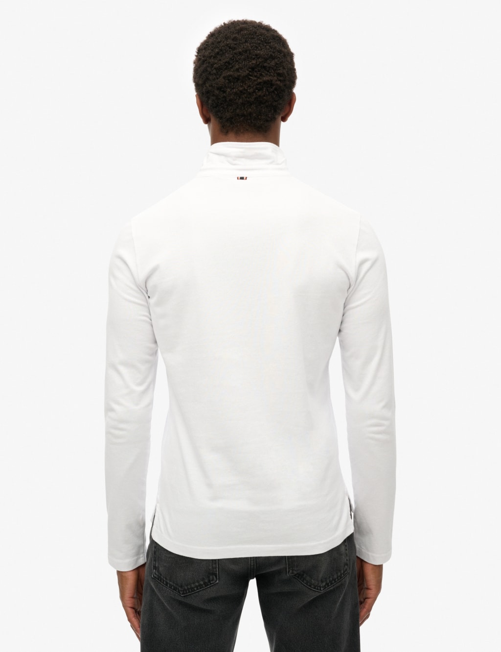 Slim Fit Pure Cotton Long Sleeve Polo Shirt 4 of 6