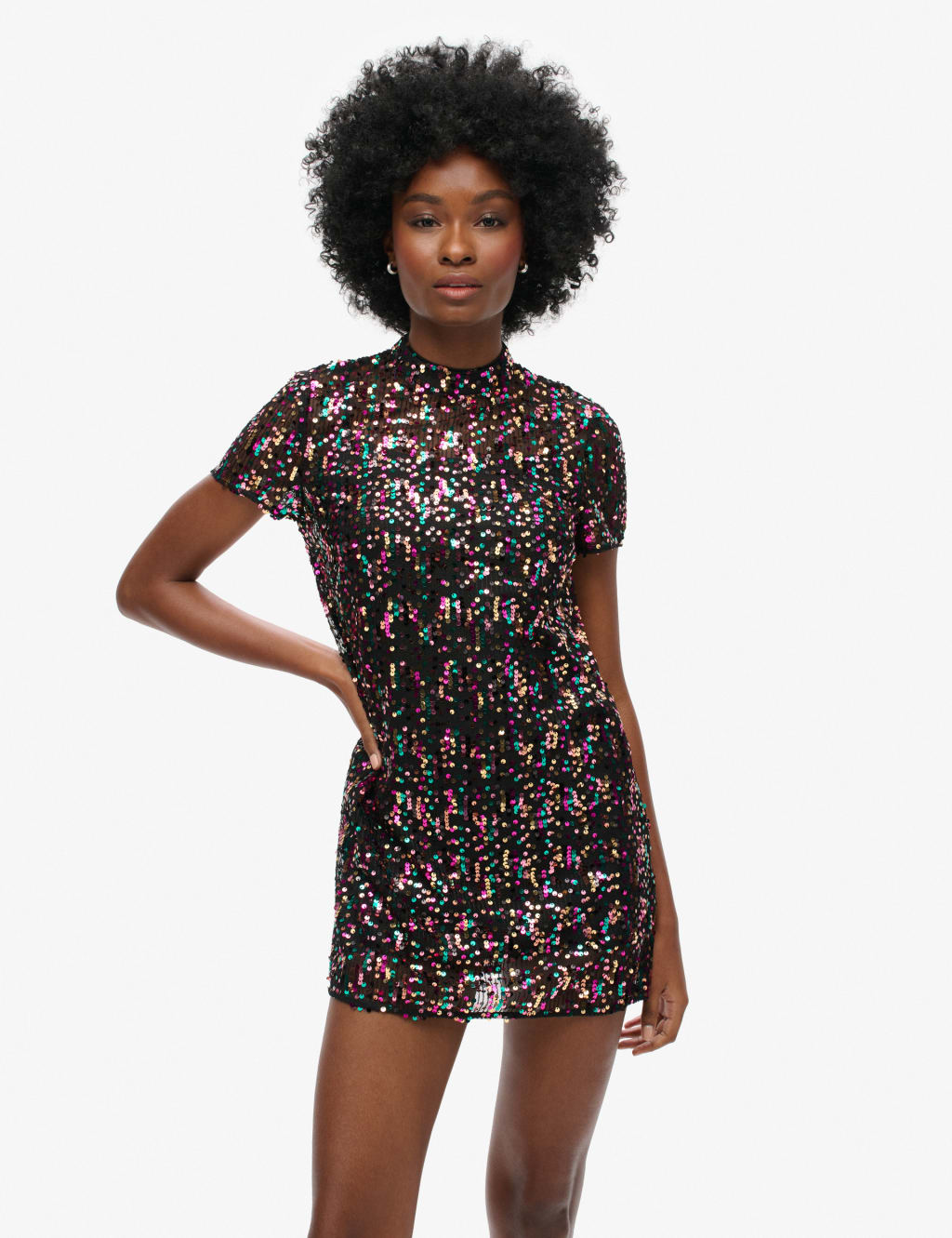 Shirt sequin dress best sale