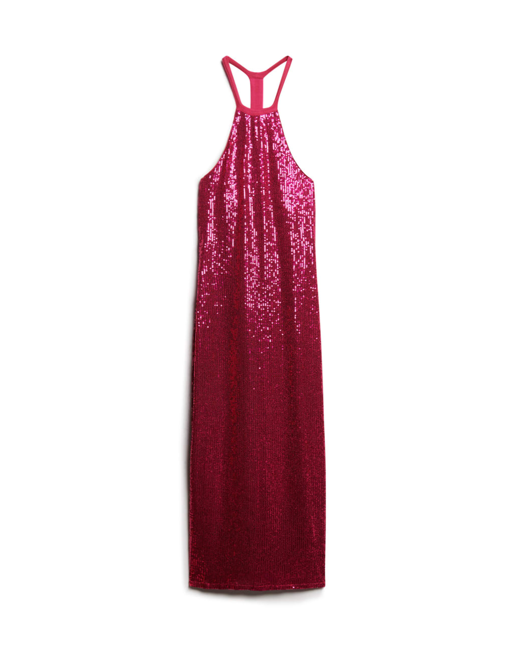Sequin Halter Neck Midi Bodycon Dress 2 of 5
