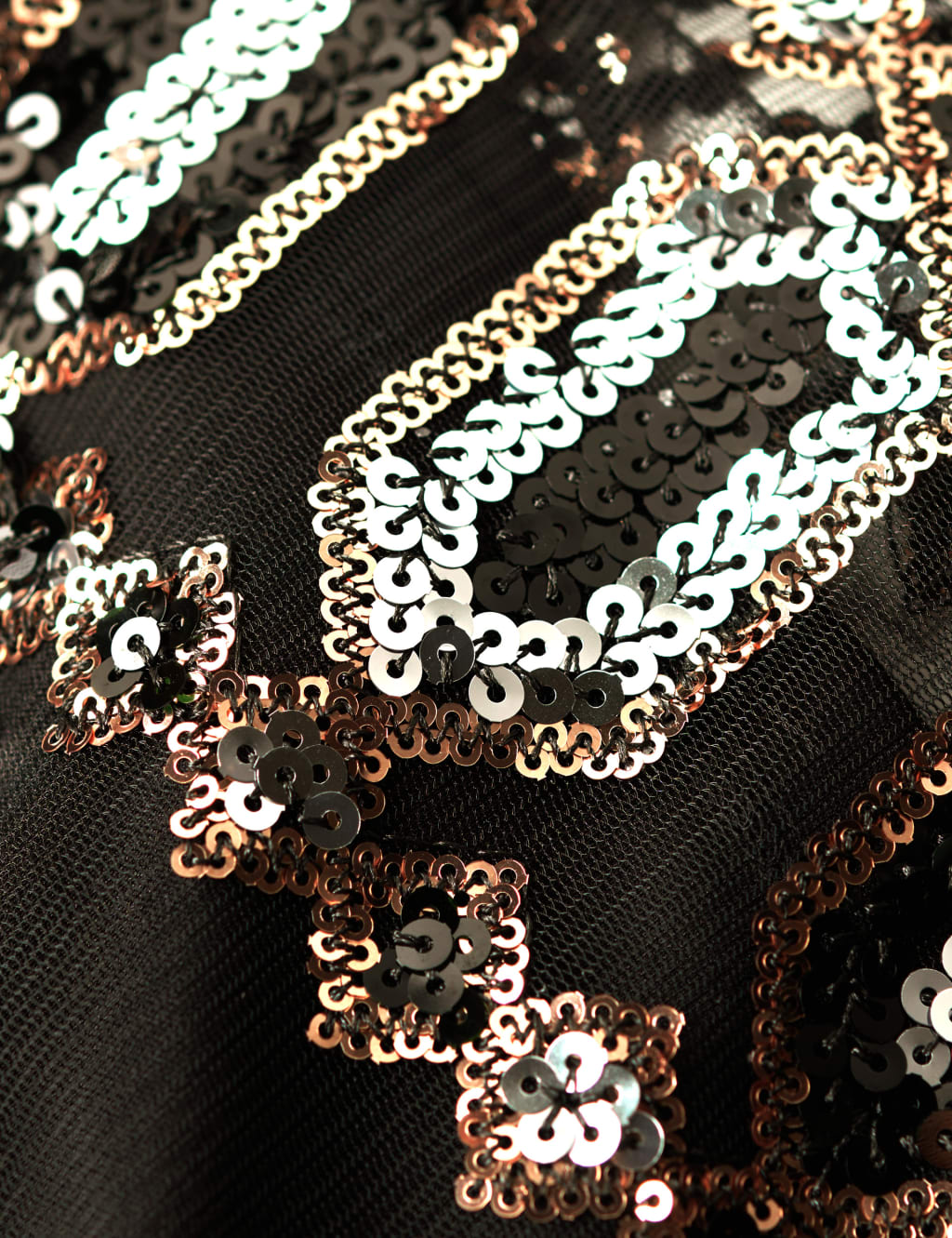 Sequin Halter Neck Mini Shift Dress 5 of 6