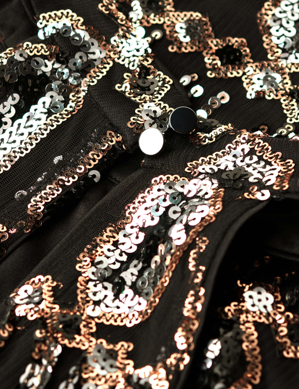 Sequin Halter Neck Mini Shift Dress 6 of 6