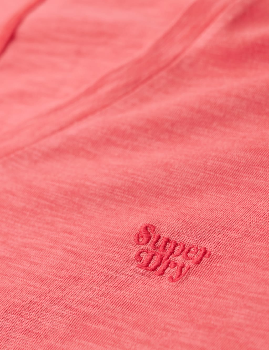 Cotton Rich Embroidered V-Neck T-Shirt 5 of 6