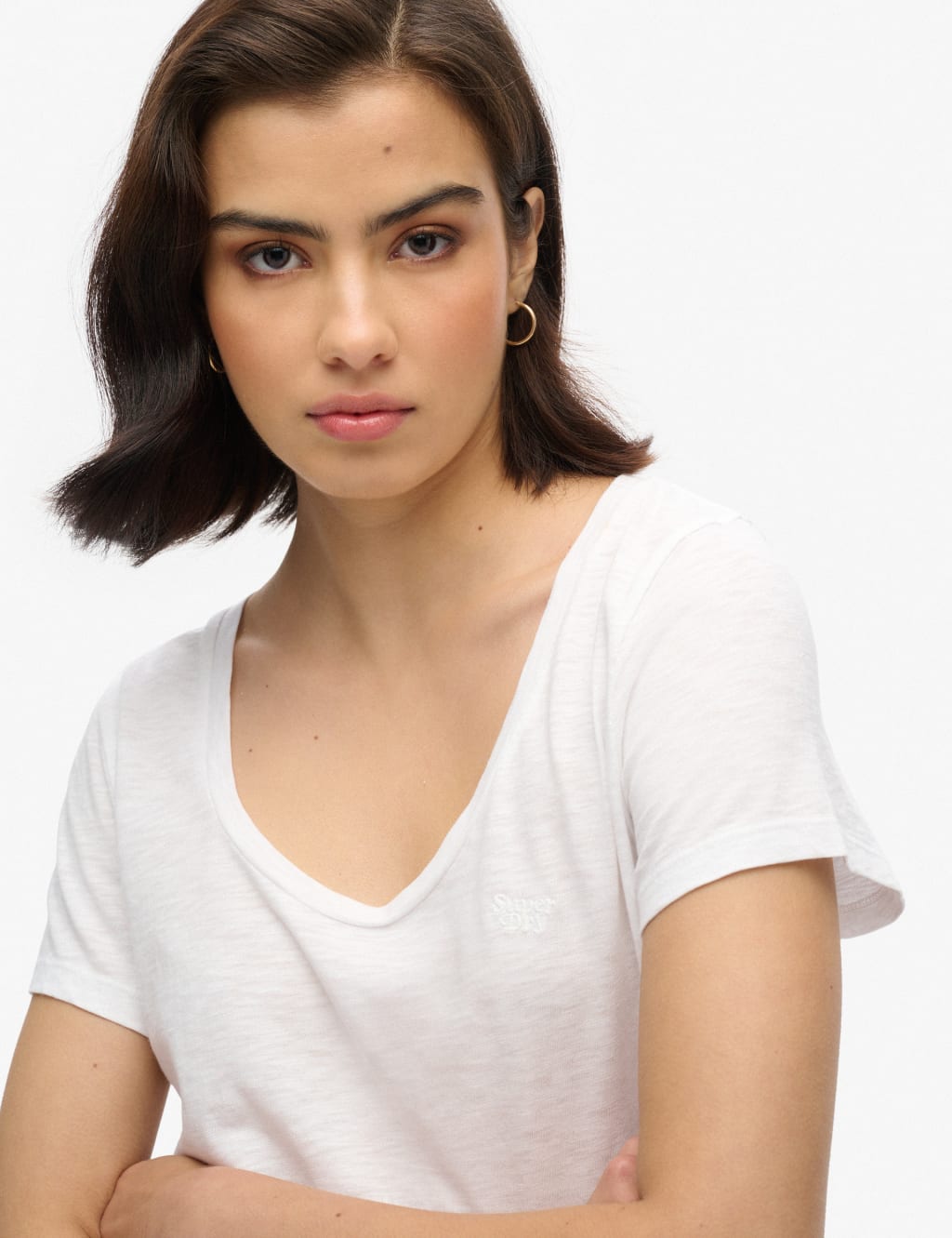 Cotton Rich Scoop Neck T-Shirt 2 of 6