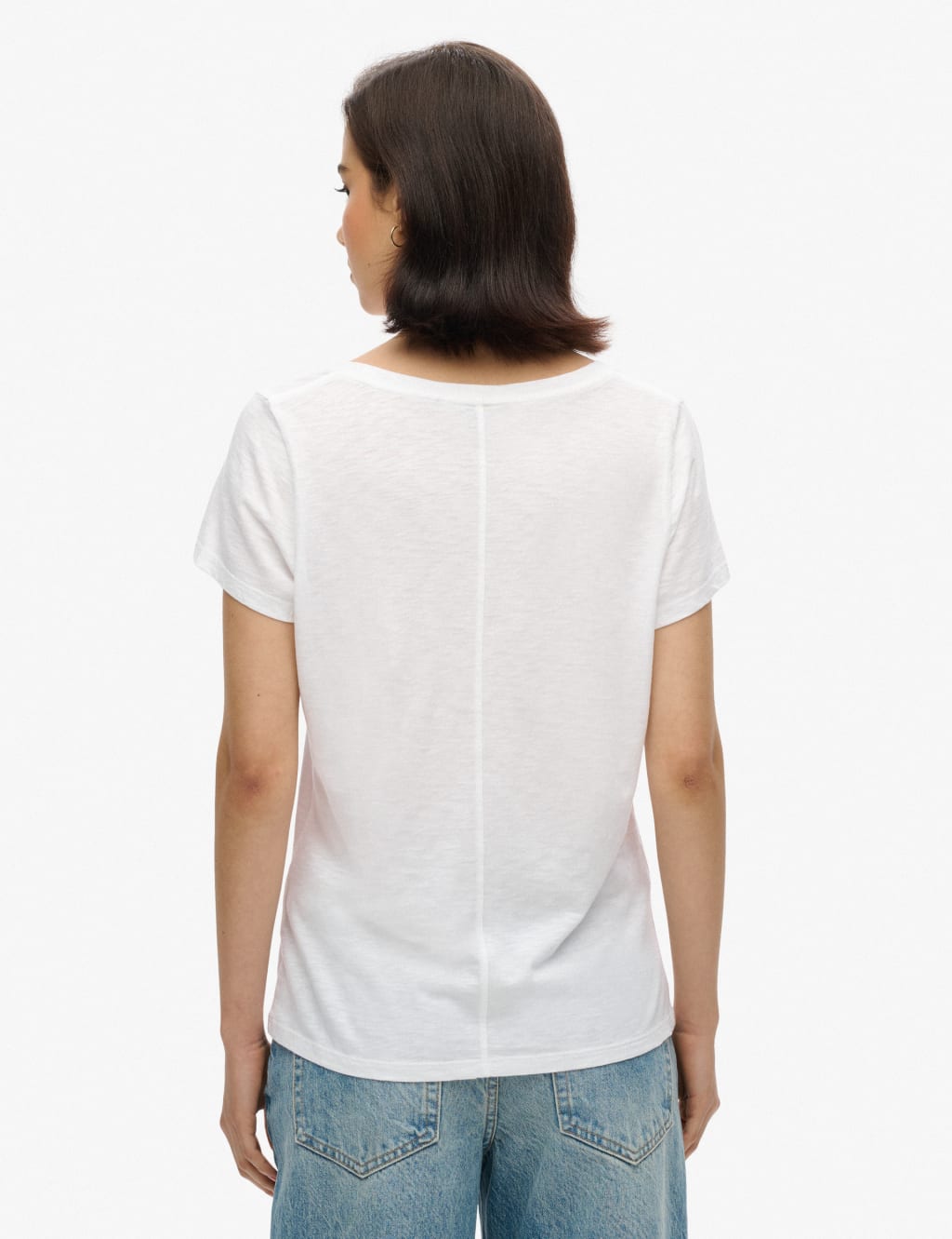 Cotton Rich Scoop Neck T-Shirt 3 of 6