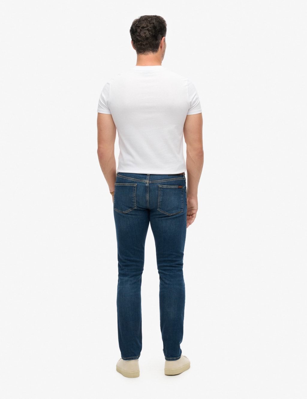 Slim Fit Vintage Wash 5 Pocket Jeans 4 of 7