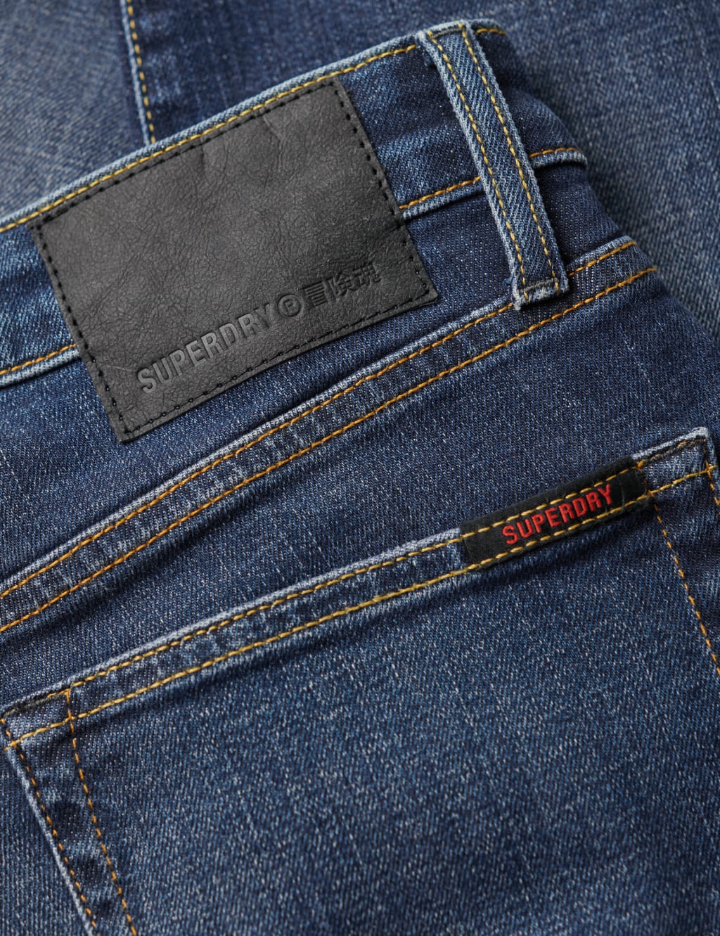 Slim Fit Vintage Wash 5 Pocket Jeans 7 of 7