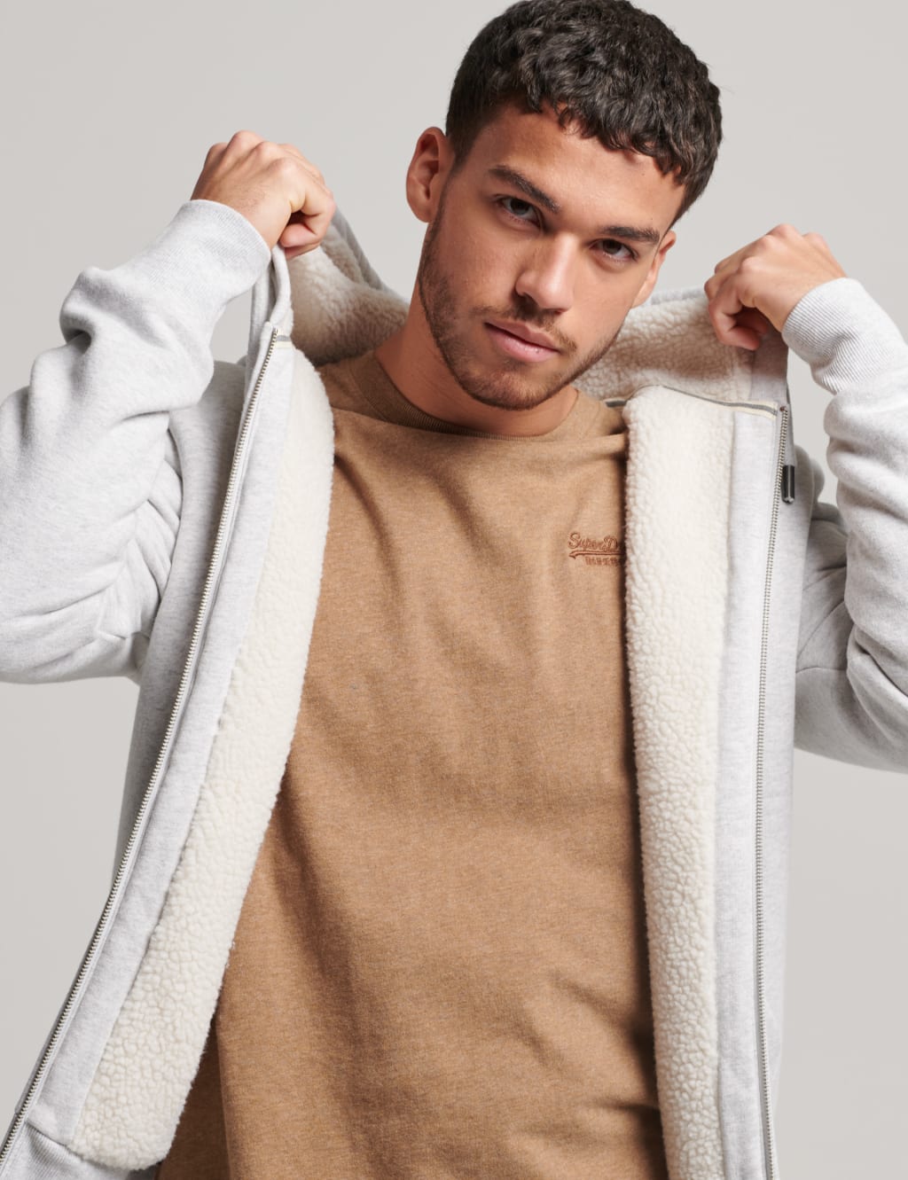 Slim zip up hoodie new arrivals