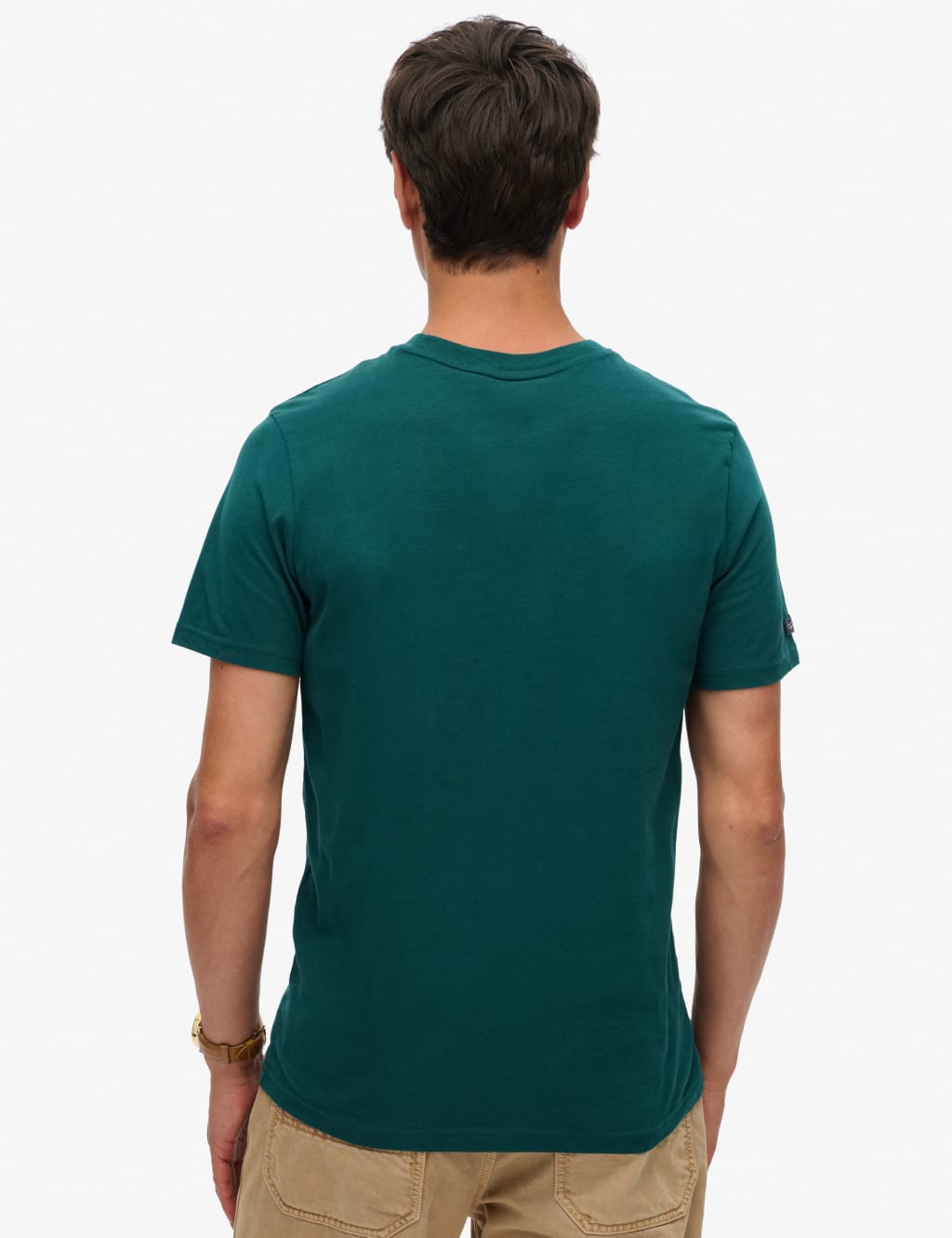 Cotton Rich Logo Graphic Crew Neck T-Shirt 4 of 4