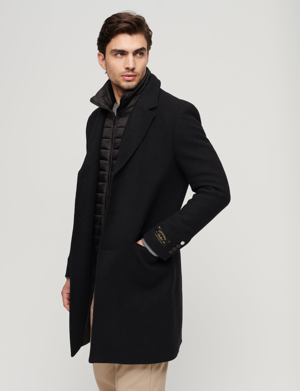Gilet under coat shop