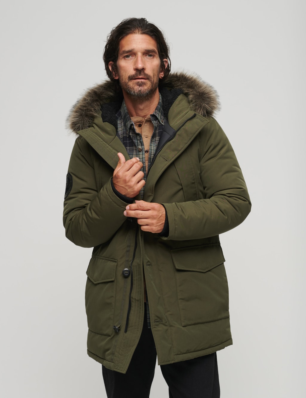 Superdry fur hood jacket new arrivals