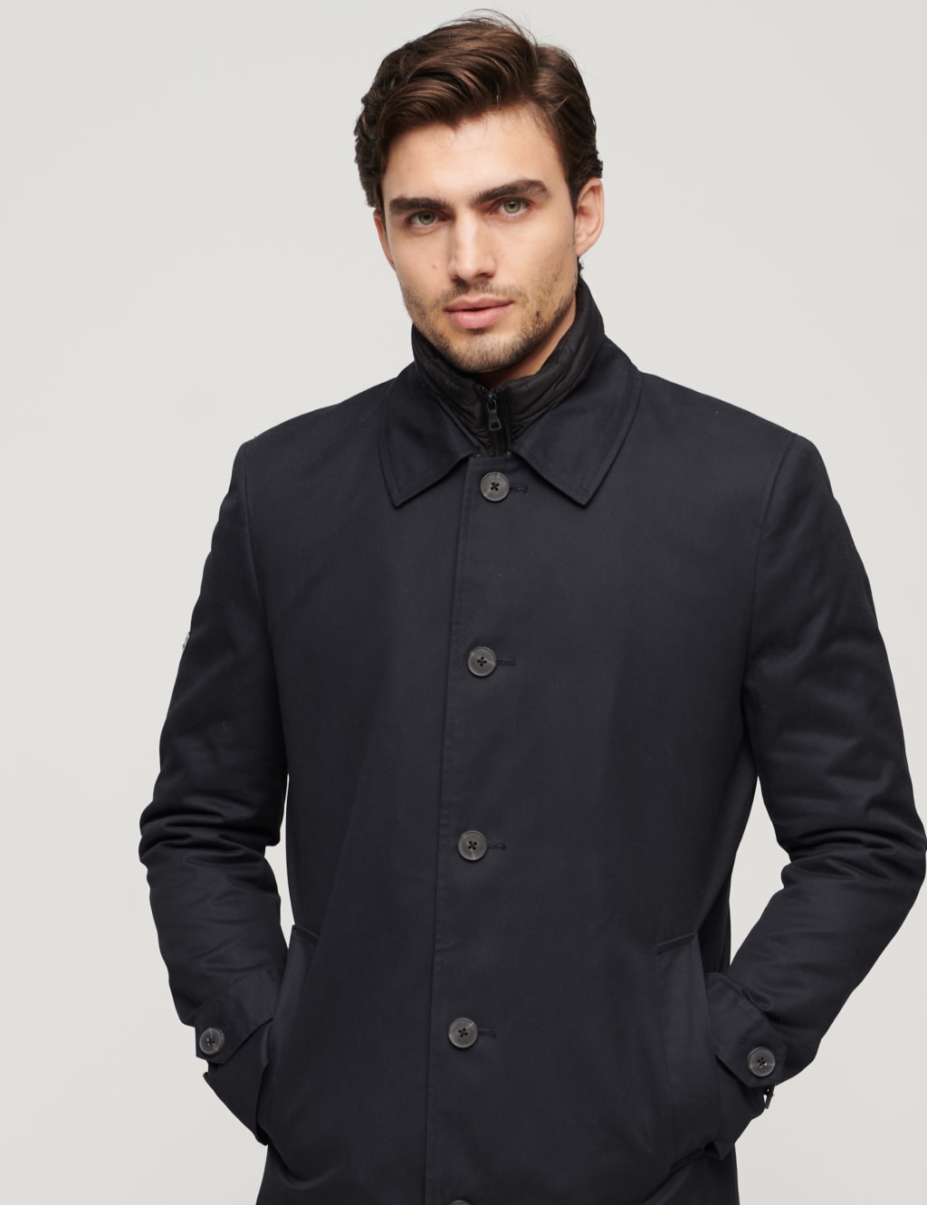 Pure Cotton 2 in 1 Car Coat Superdry M S