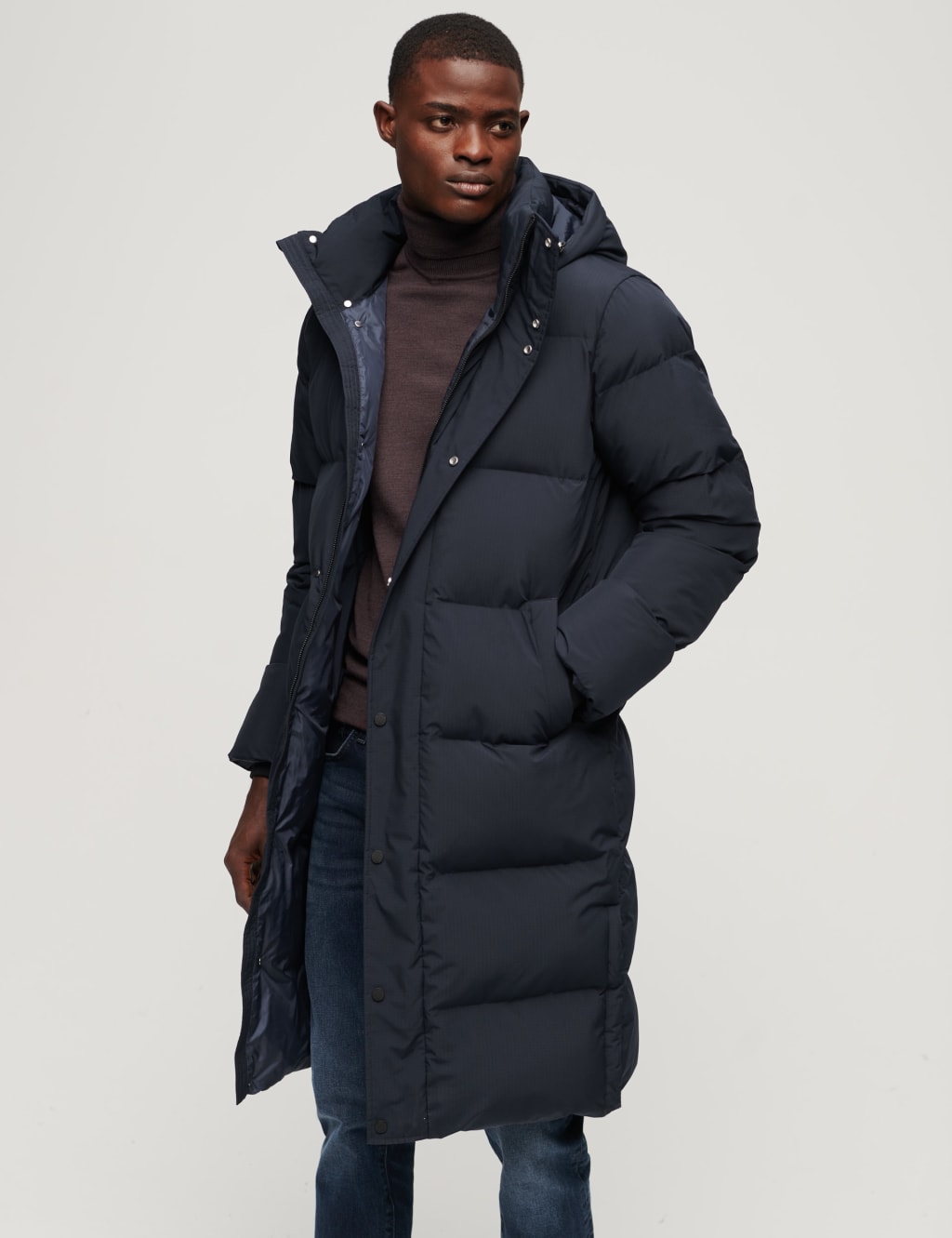 Superdry hooded coat on sale