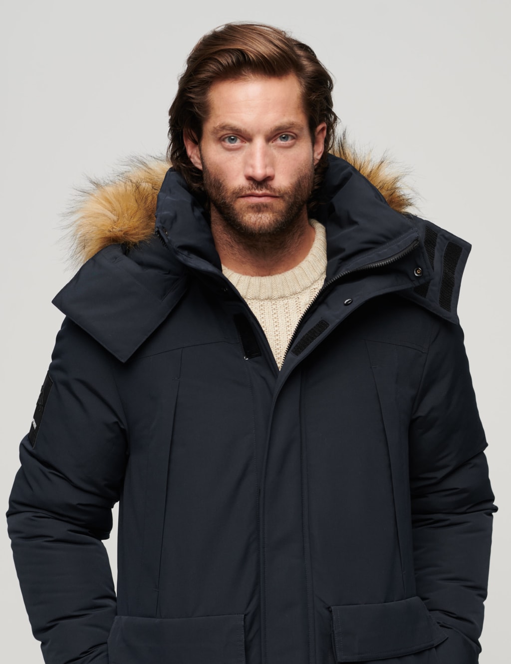 Mens parka hoodie online