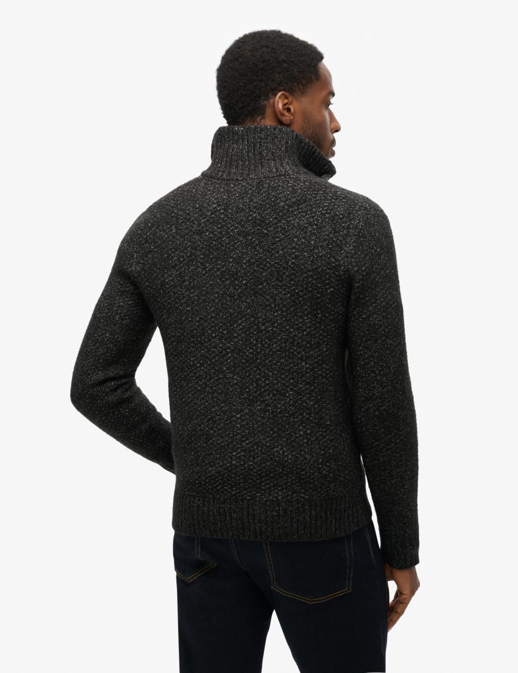 Textured Funnel Neck Jumper 3 of 4