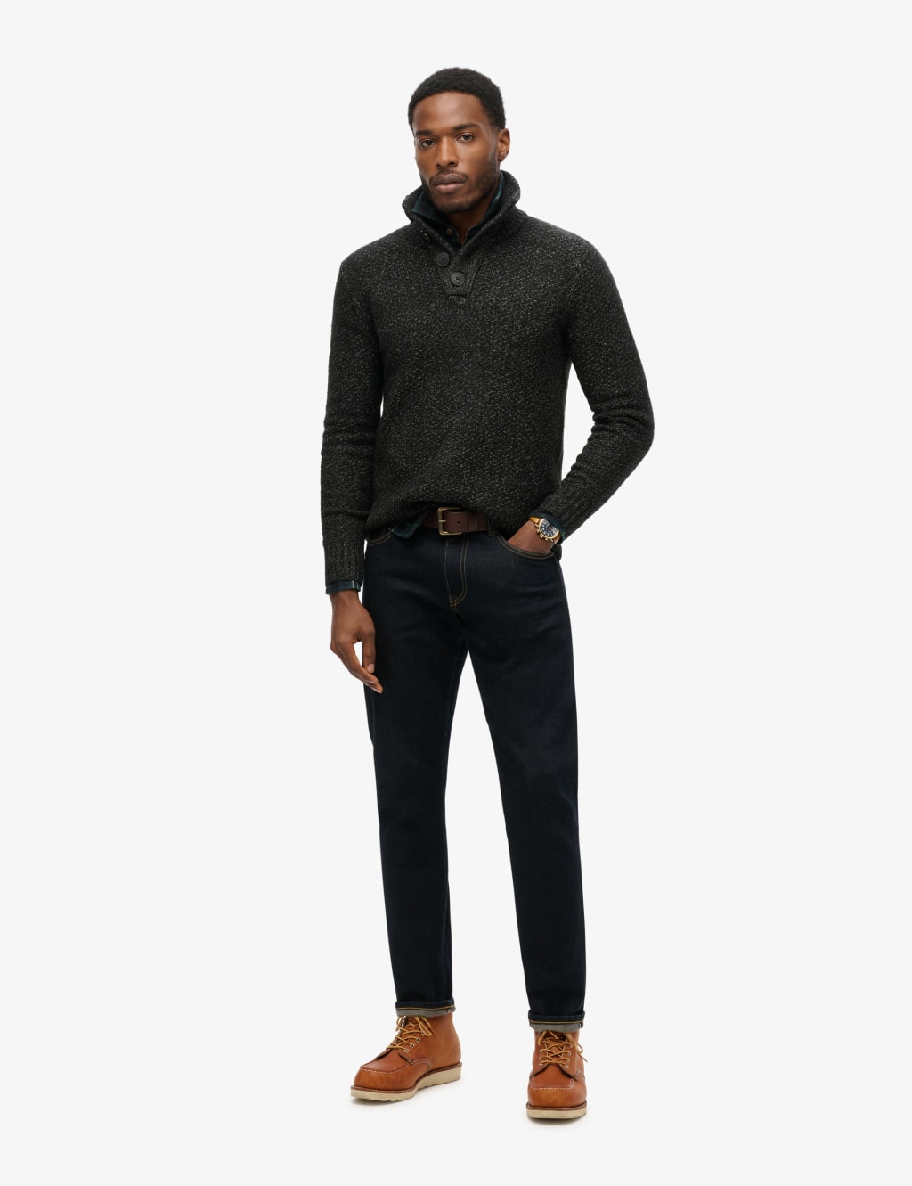 Textured Funnel Neck Jumper 4 of 4