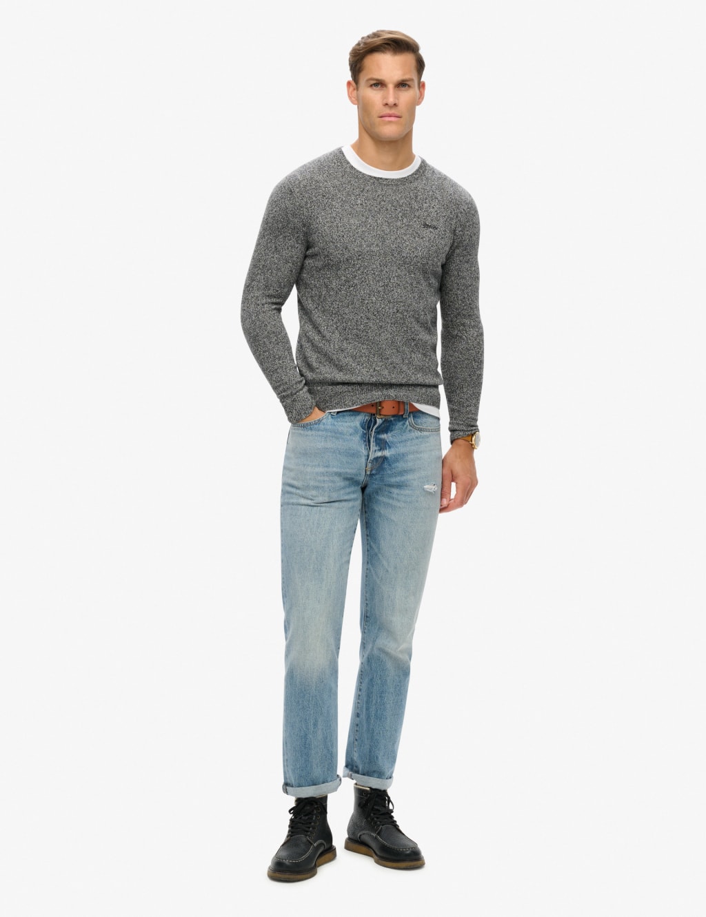 Wool Blend Crew Neck Jumper 4 of 4