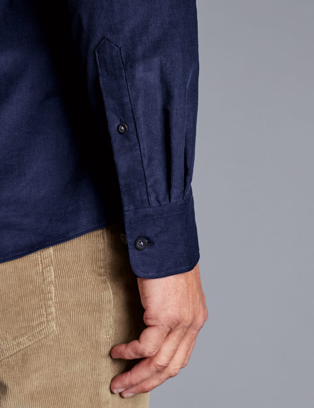 Slim Fit Corduroy Oxford Shirt 4 of 6