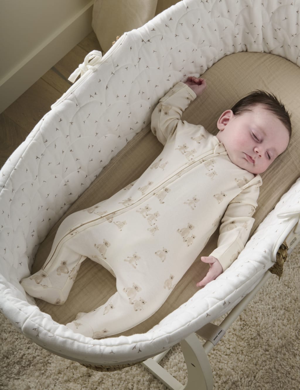 Teddy Bear Print All In One (6½lbs-1 Yrs) 2 of 5