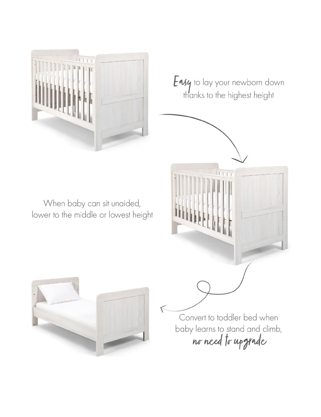 Mamas and papas atlas cot bed sale