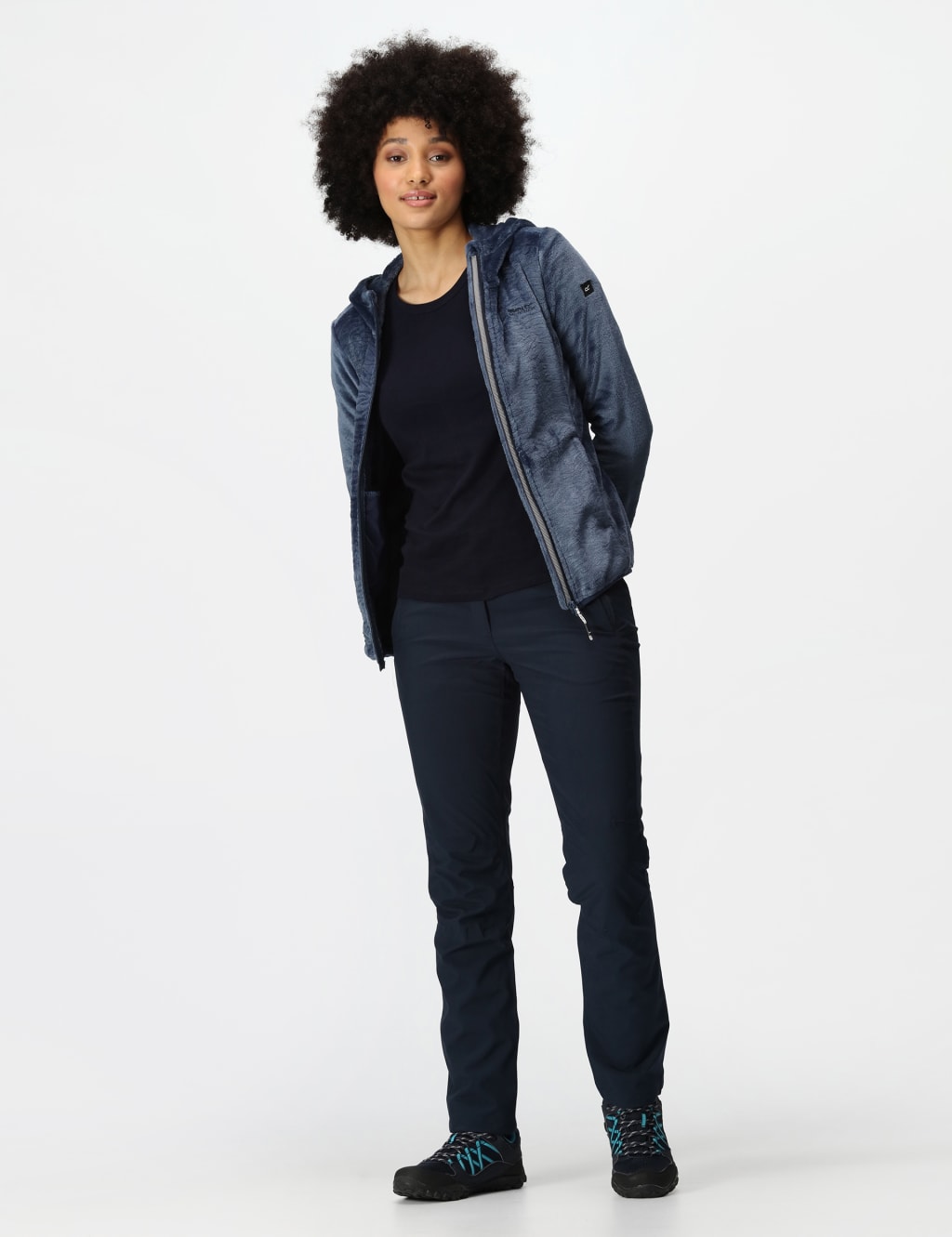Julissa III Zip Up Textured Hooded Fleece 3 of 6