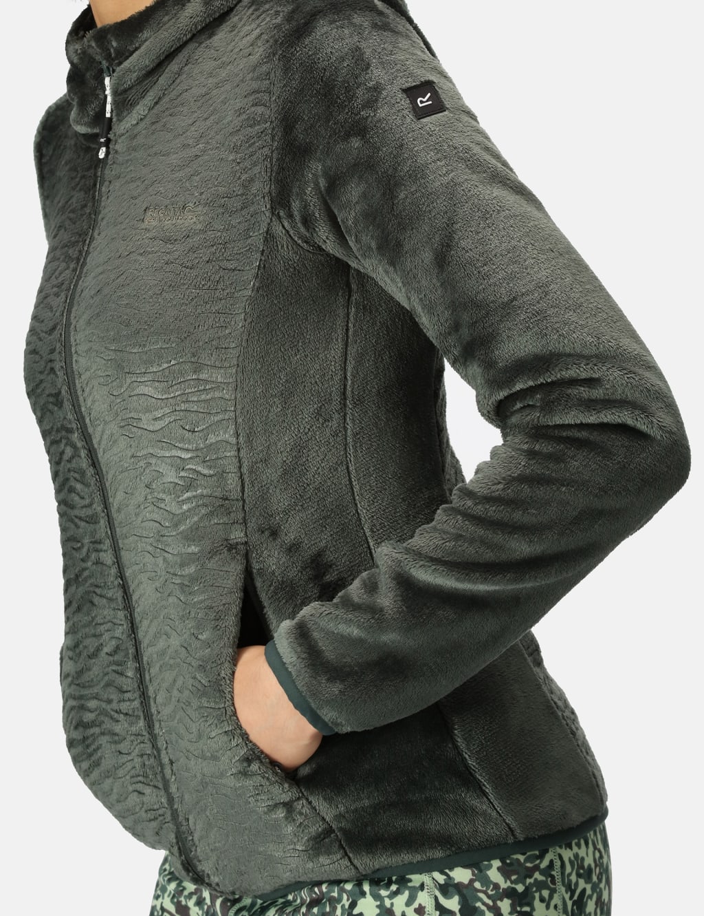 Julissa III Zip Up Textured Hooded Fleece 6 of 7
