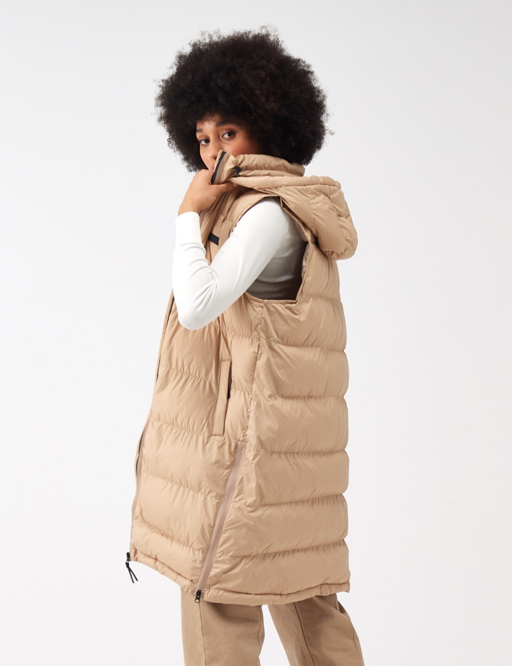 Ganella Water-Repellent Longline Gilet 3 of 8