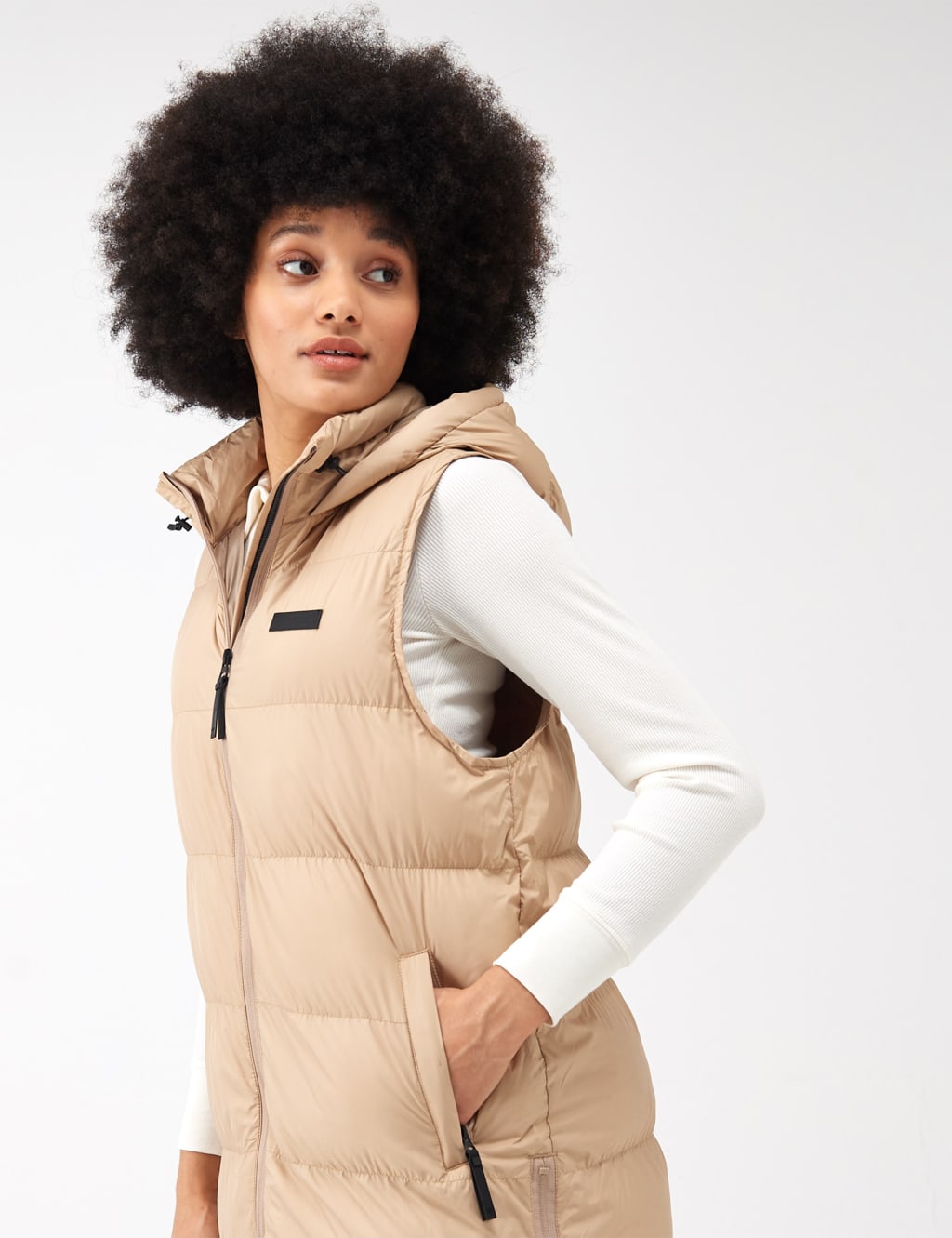 Ganella Water-Repellent Longline Gilet 8 of 8