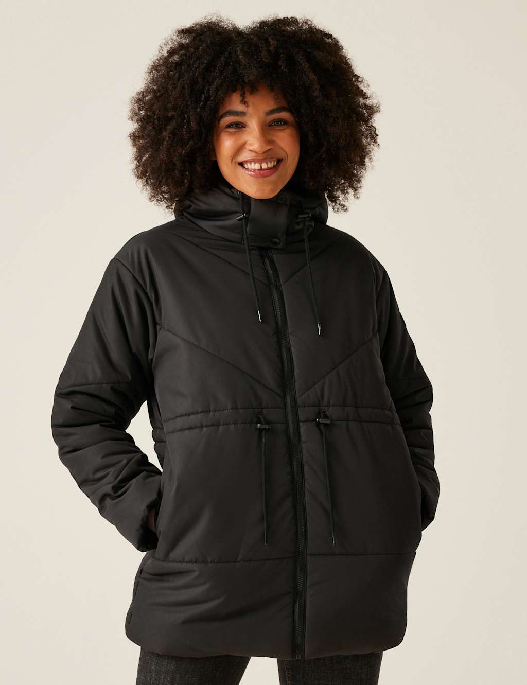 Rurie Water Repellent Hooded Jacket