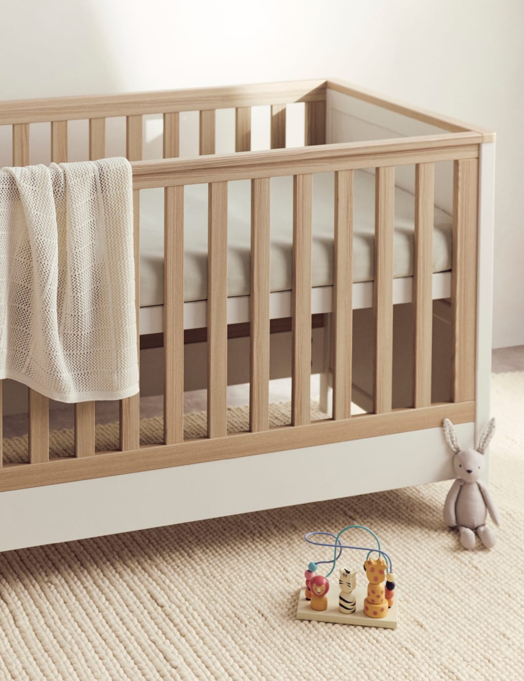Essential Fibre Cotbed Mattress 3 of 3