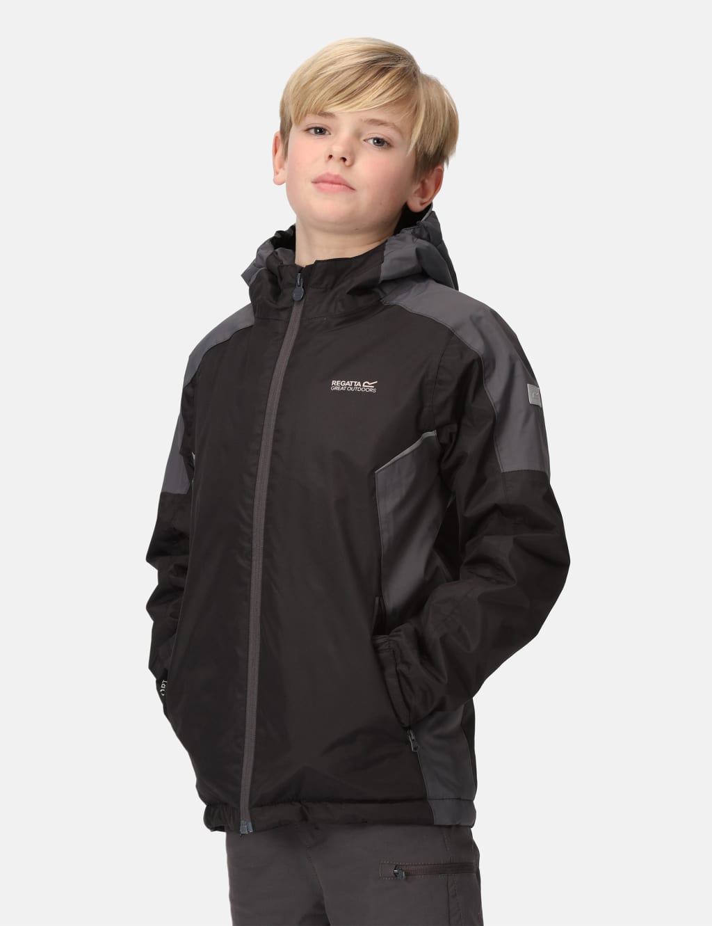 Hurdle IV Waterproof Hooded Jacket 3 14 Yrs Regatta M S