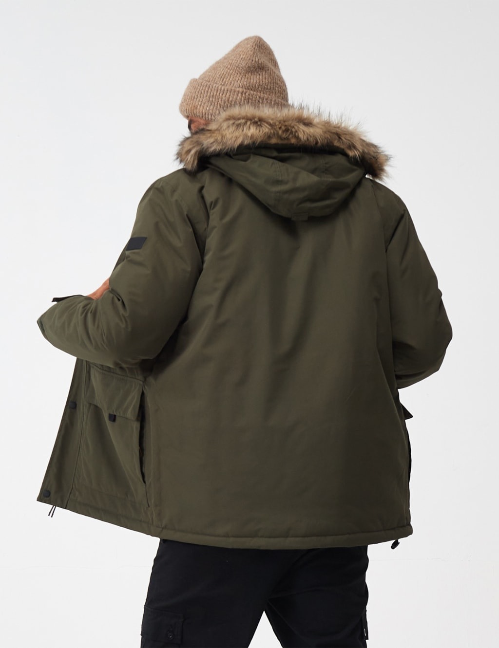 M&s parka mens shop