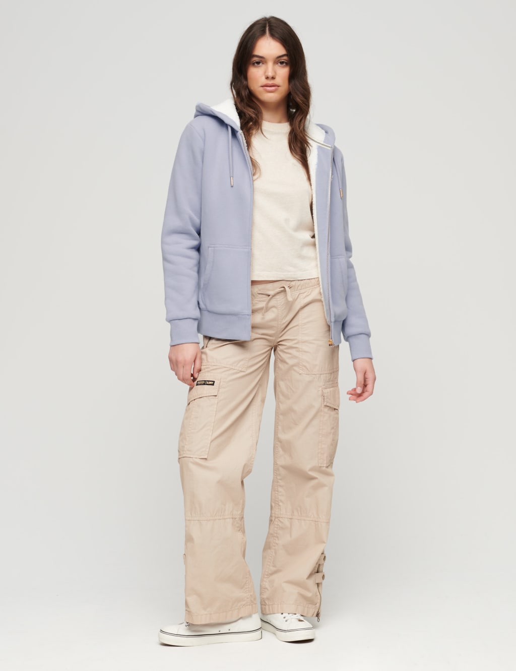 Cotton Rich Zip Up Hoodie 2 of 3