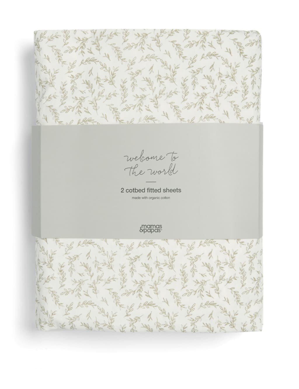 Welcome To The World Cotbed Fitted Sheet 2 of 3