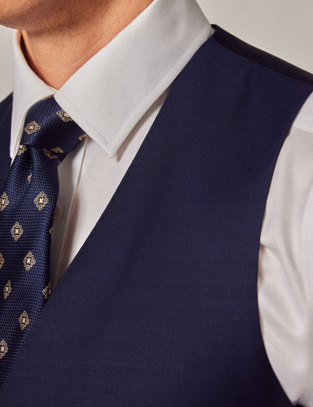 Slim Fit Pure Wool Twill Waistcoat 4 of 7