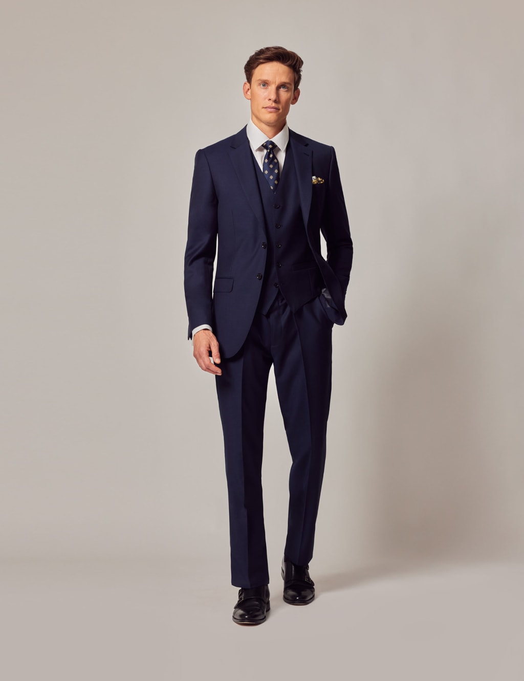 Slim Fit Pure Wool Twill Waistcoat 6 of 7