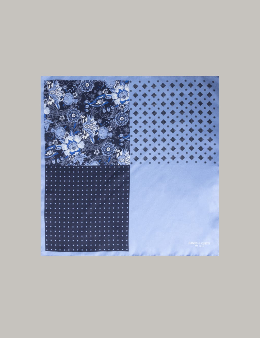 Silk Printed Pocket Square 1 of 2