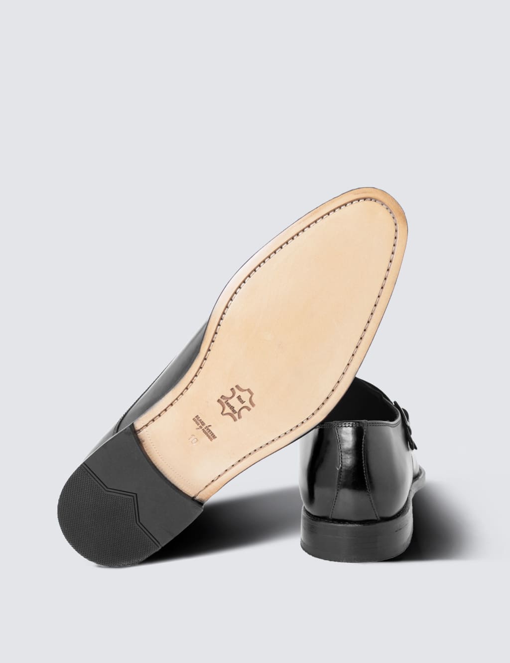 Wide Fit Leather Double Monk Strap Shoes Hawes Curtis M S