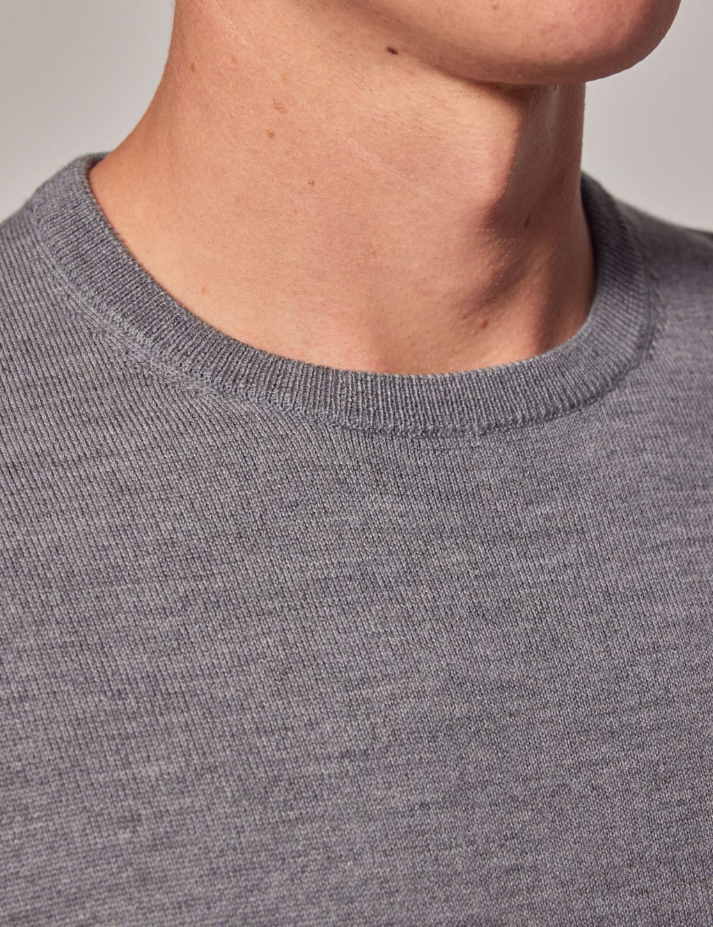 Pure Merino Wool Crew Neck Jumper 5 of 6