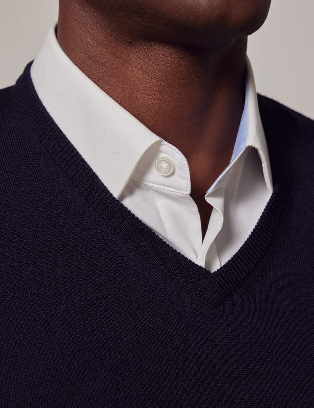 Pure Merino Wool V-Neck Jumper 5 of 6