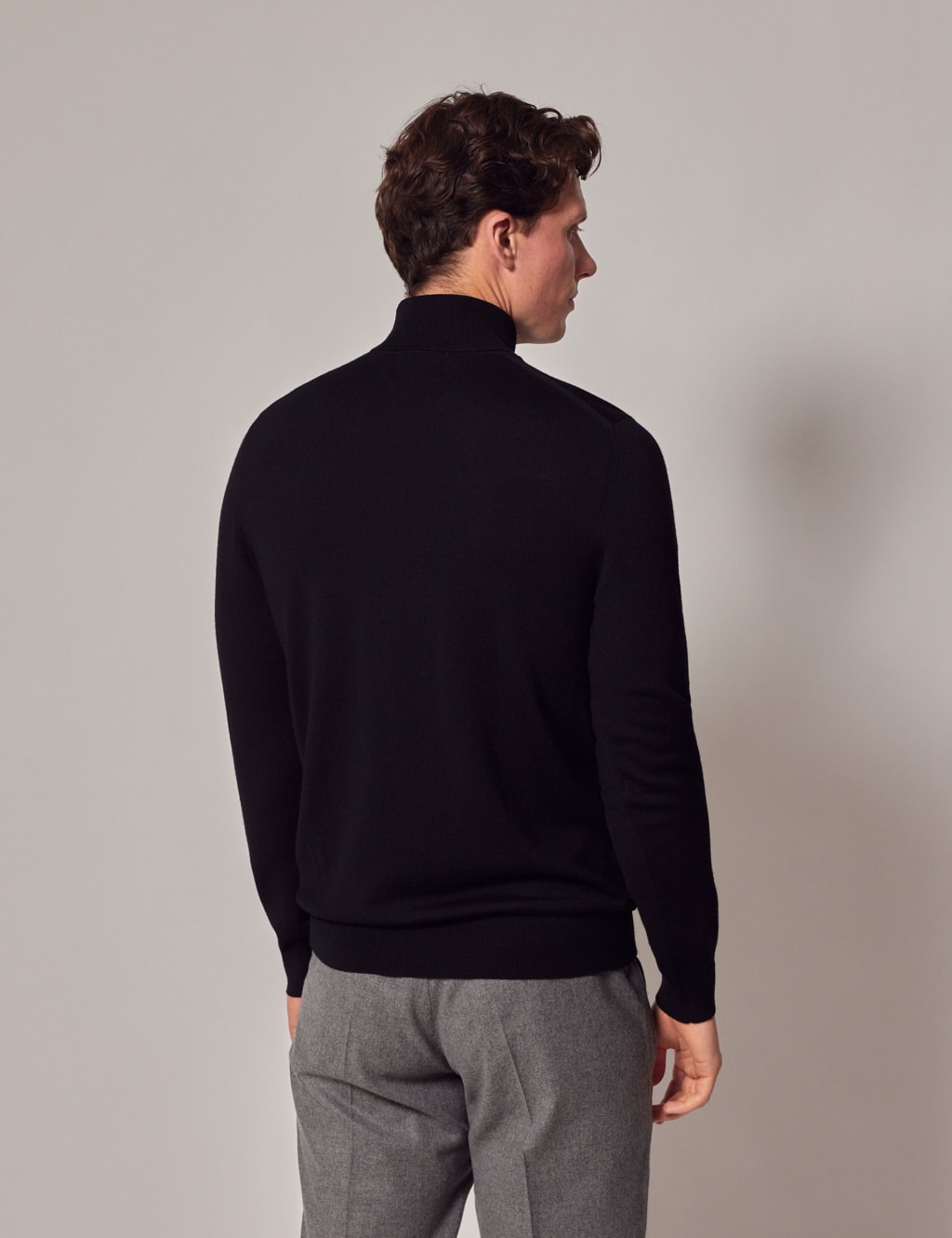 Pure Merino Wool Roll Neck Jumper 3 of 7