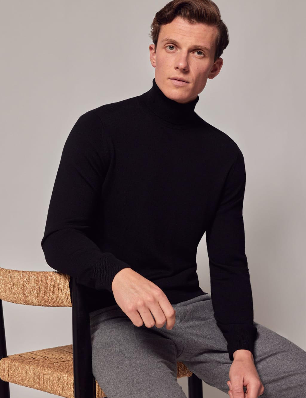Pure Merino Wool Roll Neck Jumper 4 of 7