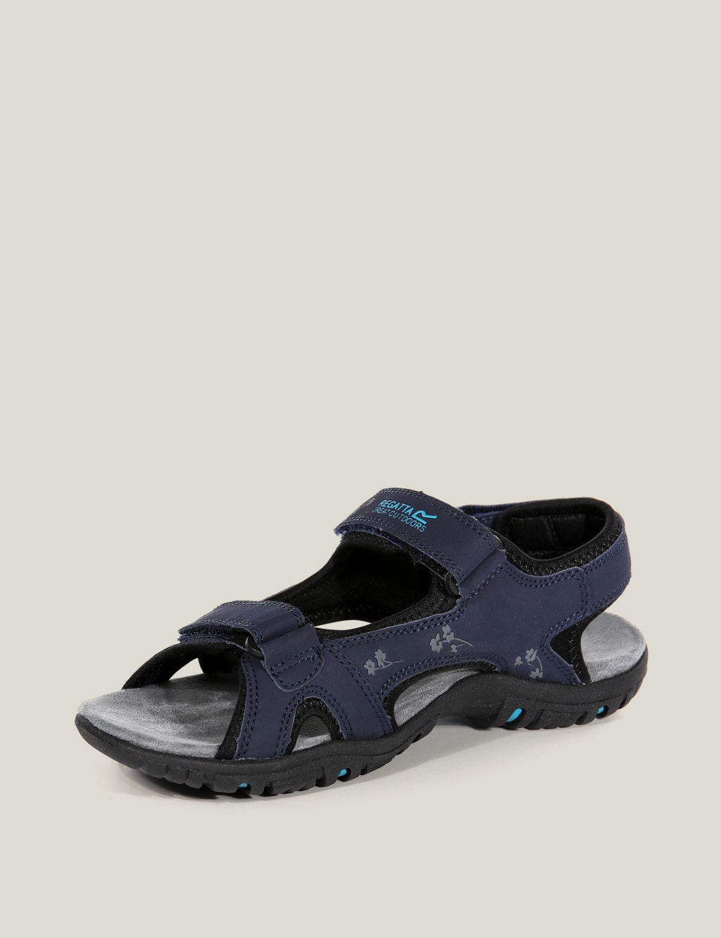 Lady Haris Floral Footbed Walking Sandals 3 of 5
