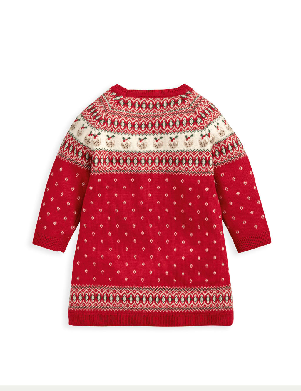 Fairisle Christmas Dress (0-3 Yrs) 2 of 3