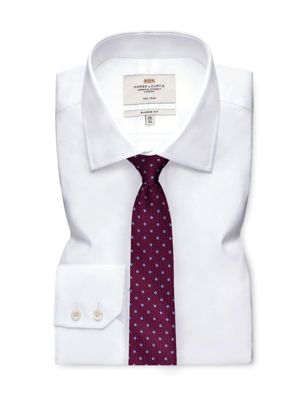 Polka Dot Pure Silk Tie 2 of 3